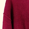 Kép 3/3 - Pull&Bear, sötét mályva színű, hosszú ujjú női felső, S méret