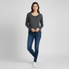 Kép 1/3 - Bonita, világosszürke színű, hosszú ujjú női felső, XL méret
