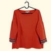 Kép 2/3 - Comma, piros színű, 3/4-es ujjú női felső, M méret