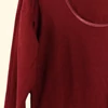 Kép 3/3 - Esmara, bordó színű, hosszú ujjú női felső, M méret