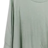 Kép 2/2 - Bambuszzöld színű, hosszú ujjú női felső, 3XL méret
