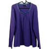 Kép 2/3 - Pescara, lila színű, hosszú ujjú női felső, L méret