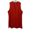 Kép 2/3 - Sempre Piu, piros színű, ujjatlan női felső, 2XL méret