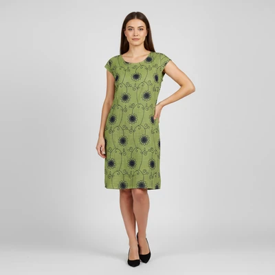 Virágmintás női egész ruha