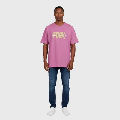 Elején mintás férfi póló