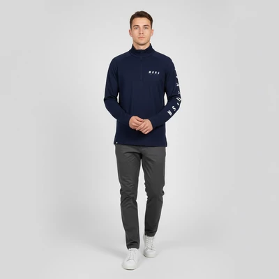 Mons Royal, mintás, hosszú ujjú férfi felső, XL méret