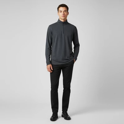 Crane, sötétszürke színű, hosszú ujjú férfi felső, L méret