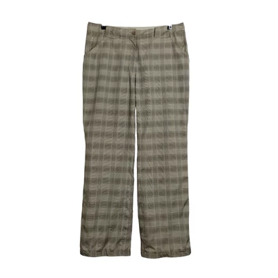 Kockás, bélelt férfi nadrág