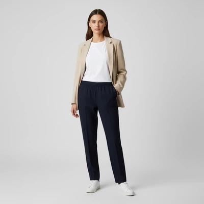 Sötétkék színű, hosszú női nadrág, L méret