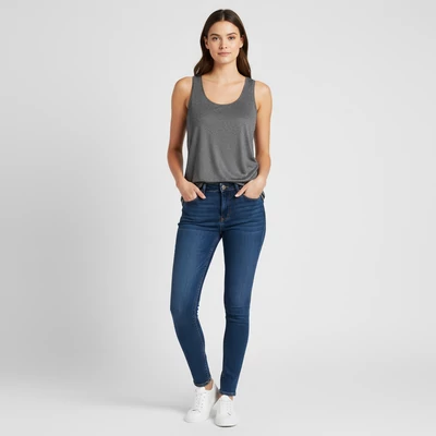 Csillogó anyagú női felső