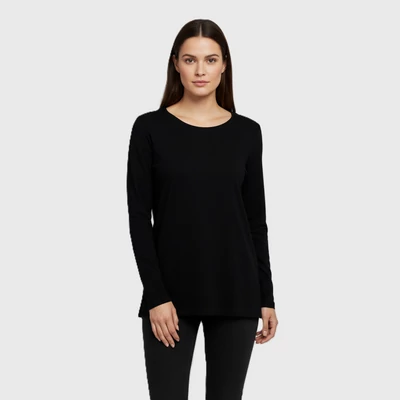 Christian Berg, fekete színű, hosszú ujjú női felső, XL méret