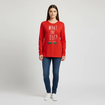 Hema, mintás, hosszú ujjú női felső, XL méret