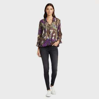 Gerry Weber, mintás, hosszú ujjú női felső, XL méret