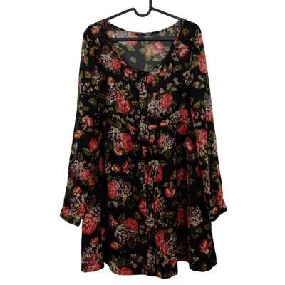 H&M, mintás, hosszú ujjú női felső, M méret