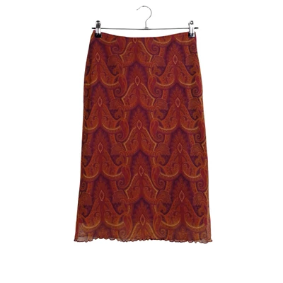 Derekán gumis, mintás, bélelt női szoknya