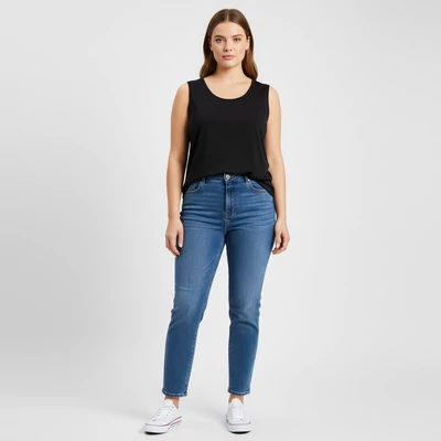 Rugalmas anyagú női felső