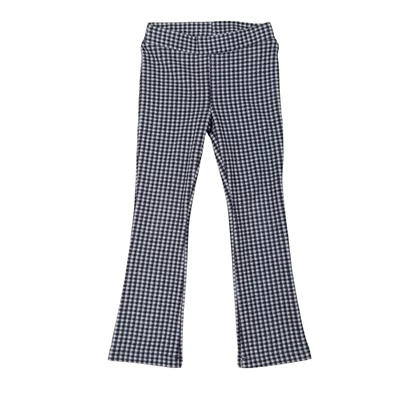 Kockás vastag kislány leggings