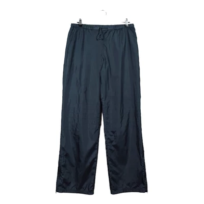 Alján cipzáras, derekán megkötős, sportos női nadrág