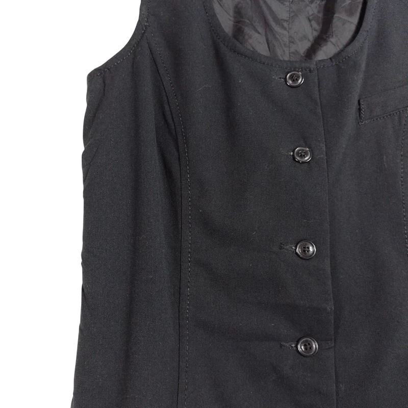 Elején gombos és zsebes női egész ruha