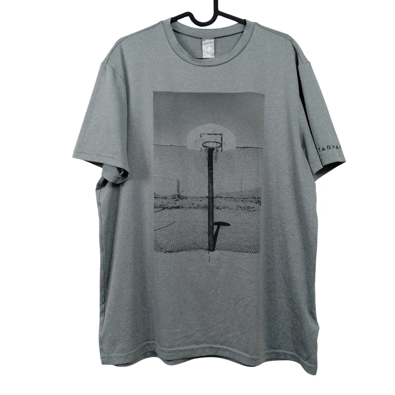 Decathlon, mintás, rövid ujjú férfi felső, L méret