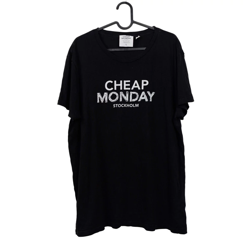 Cheap Monday, mintás, rövid ujjú férfi felső, L méret