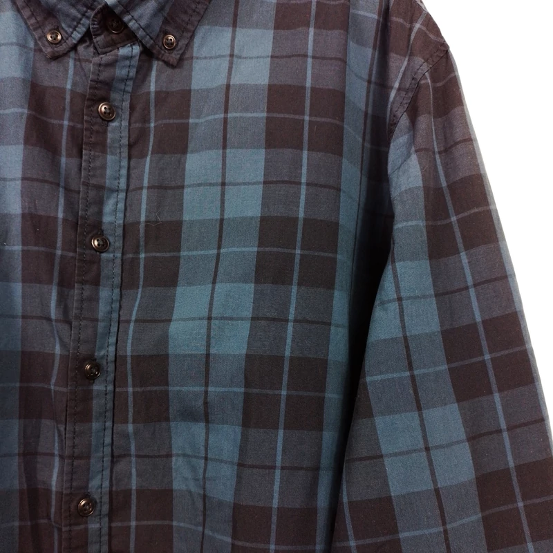 Angelo Litrico, mintás, hosszú ujjú férfi felső, 3XL méret