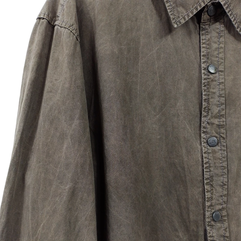 Benfish, olajbarna, hosszú ujjú férfi felső, L méret