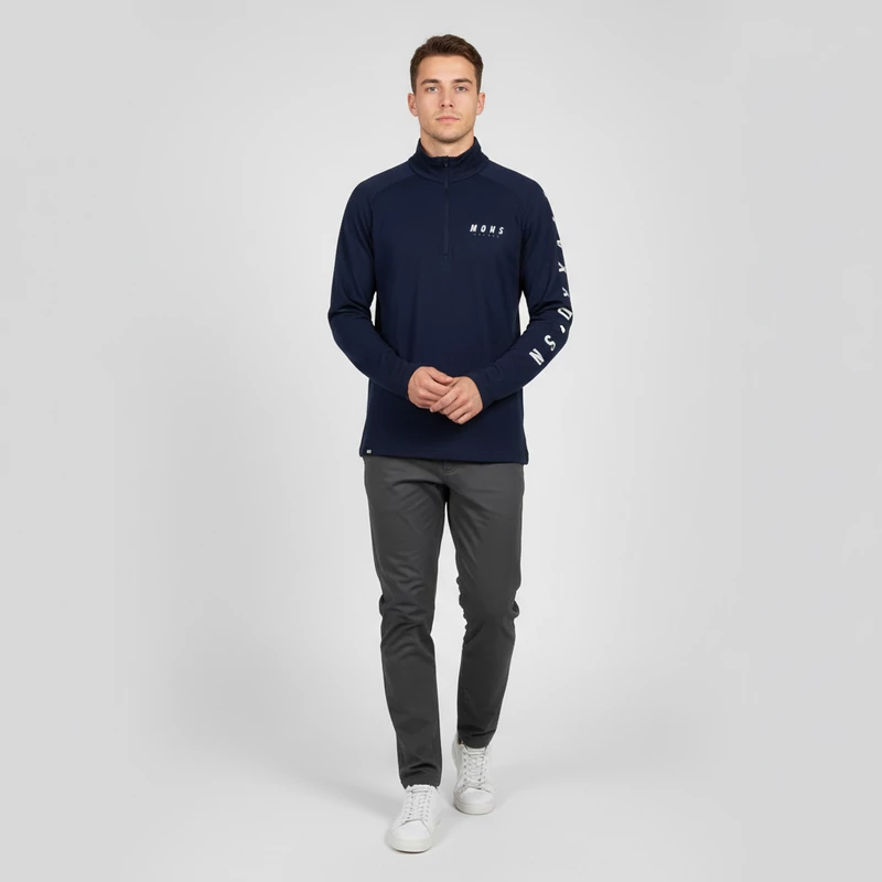 Mons Royal, mintás, hosszú ujjú férfi felső, XL méret