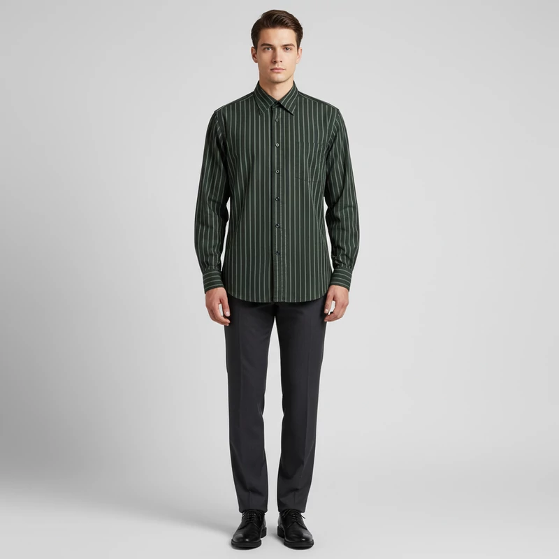 Kingfield, mintás, hosszú ujjú férfi felső, 2XL méret