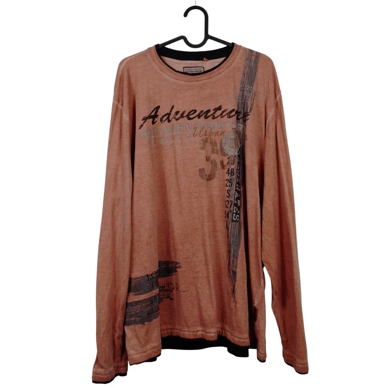 AWG, mintás, hosszú ujjú férfi felső, 2XL méret