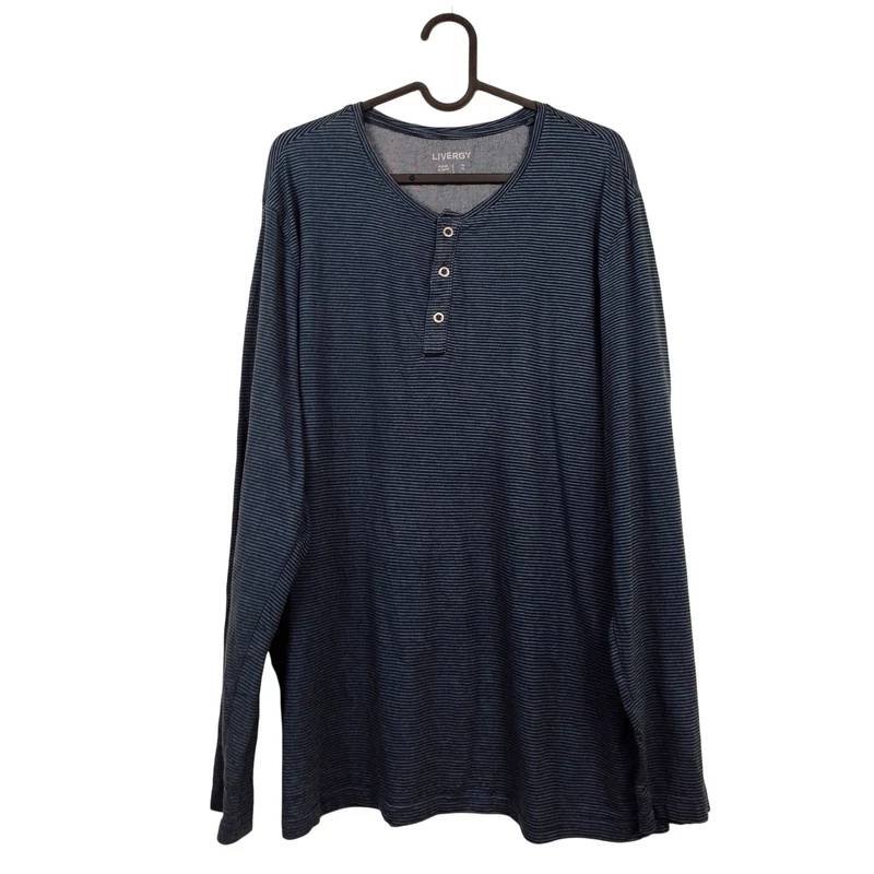 Livergy, mintás, hosszú ujjú férfi felső, XL méret