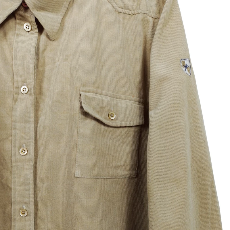 Escada, bézs színű, hosszú ujjú férfi felső, XL méret