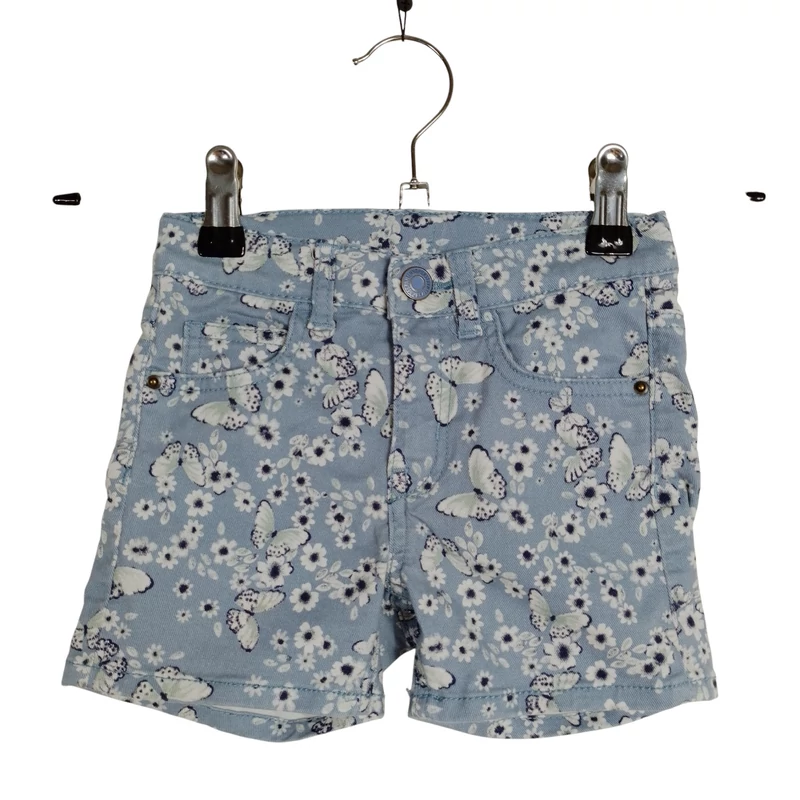 Mintás kislány farmer rövidnadrág