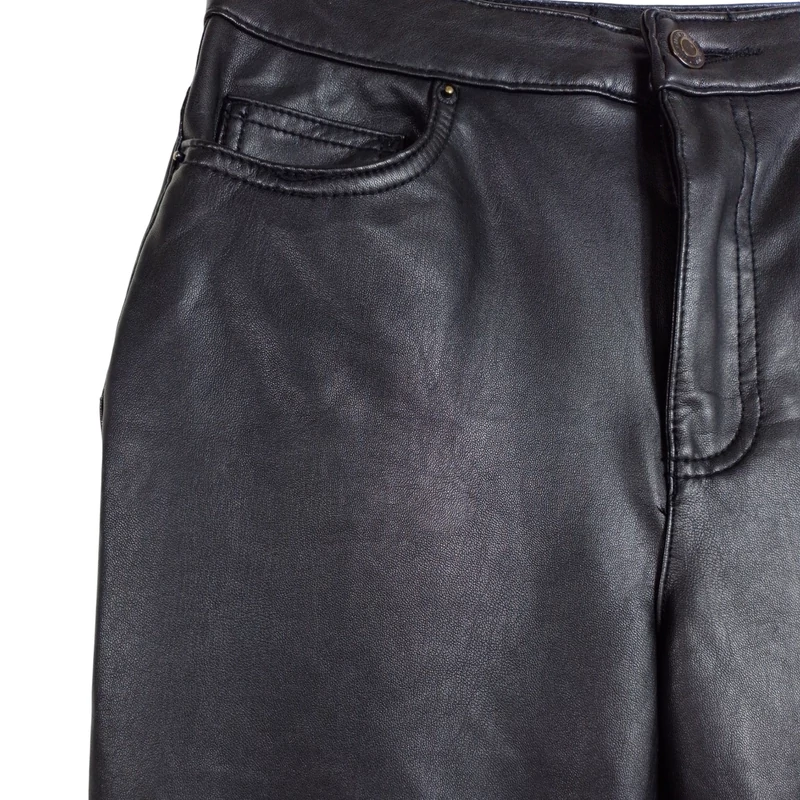 Műbőr női nadrág