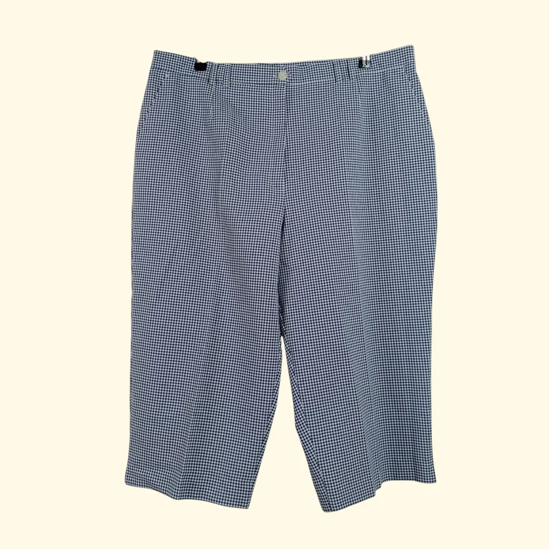 Schönau, mintás, 3/4-es női nadrág, 2XL méret