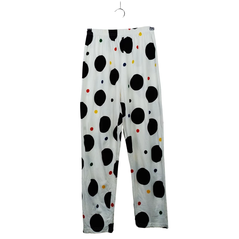 Mintás, hosszú női nadrág, M méret