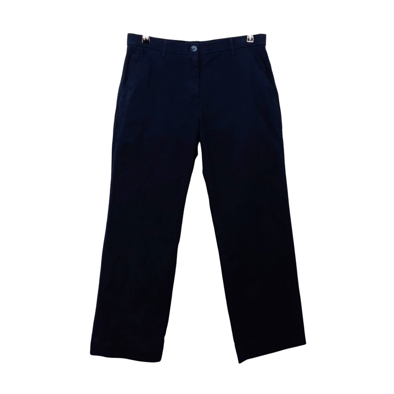 M&S, sötétkék színű, hosszú női nadrág, L méret