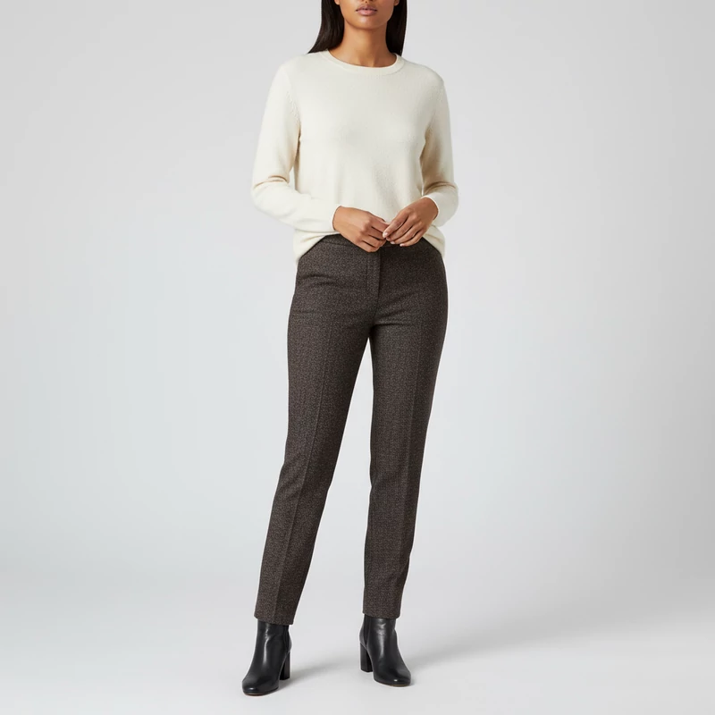 TU, mintás, hosszú női nadrág, XL méret