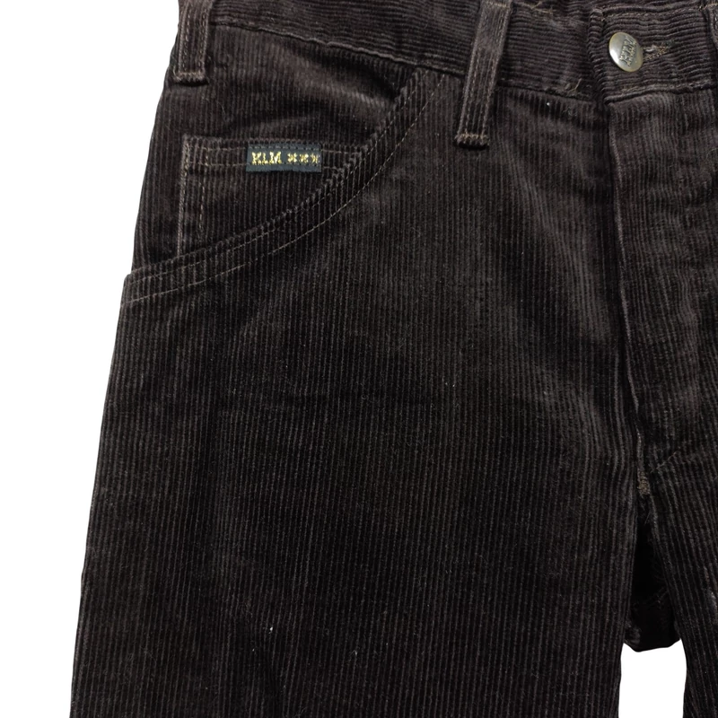 KLM, sötétbarna színű, hosszú női nadrág, XS méret