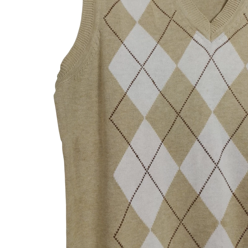 Elején mintás női mellény