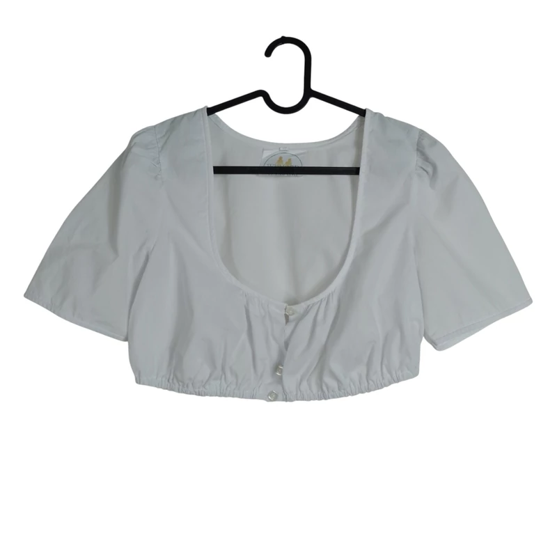 Elején gombos női top