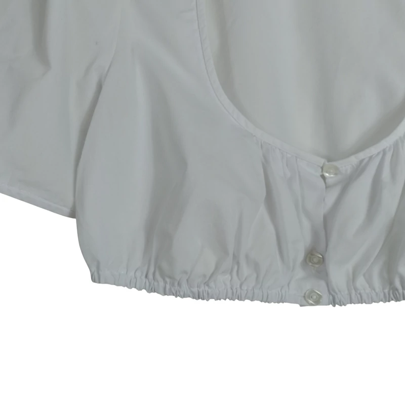 Elején gombos női top