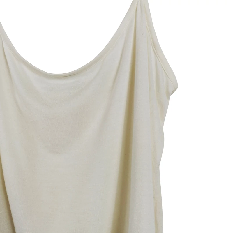 Spagettipántos, fehér női felső