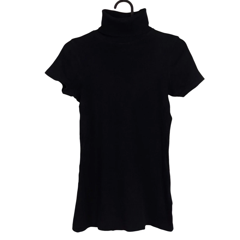 Garbónyakú, fekete női felső