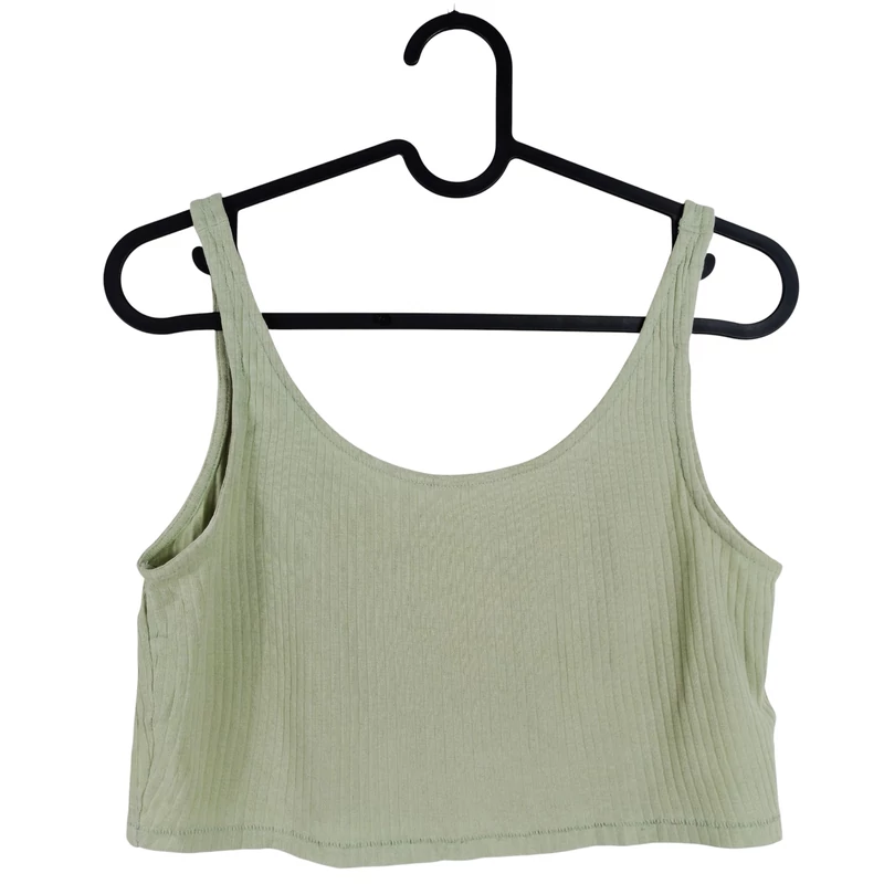 Bordamintás, rövid fazonú női felső