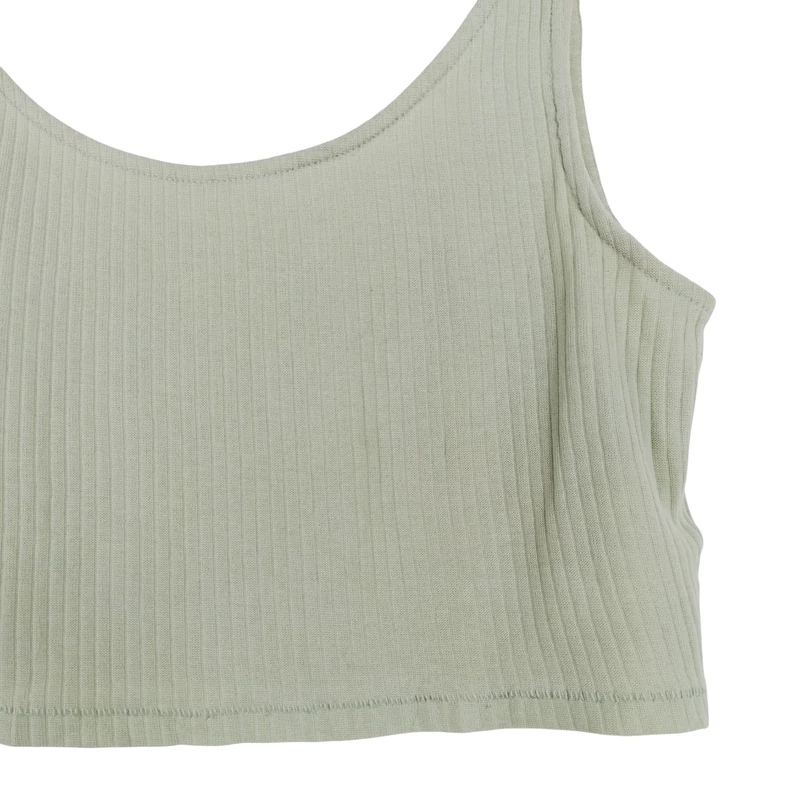 Bordamintás, rövid fazonú női felső