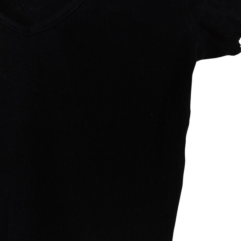 Mikrobordás, rövid fazonú női felső