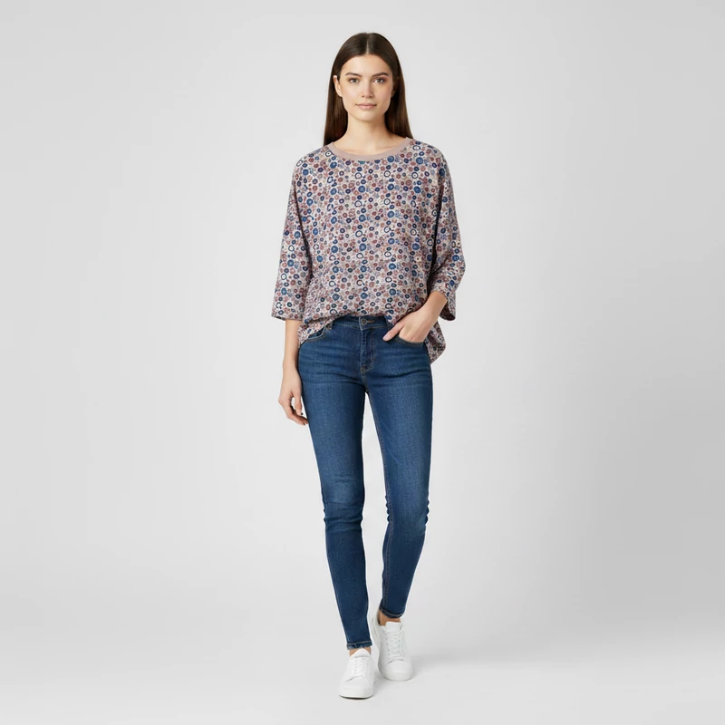 Virágmintás női felső