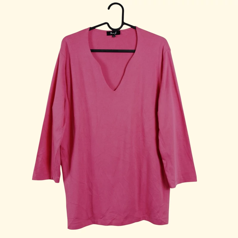 Különleges nyakrészű, színes női felső