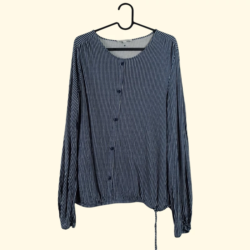 Tom Tailor, csíkos, hosszú ujjú női felső, S méret